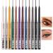 Gel Liner Pencils Eye Liner Set 12 Colors Waterproof Eye Color | Durable Gel Pens Smudge Proof Cosmetics for Girls