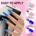 6 Colors Glitter Series Gel Nail Polish Kit-Glitter Sparkle Pink Blue Light Grey- Soak-Off UV/LED Nail Polish Gel for Home Salon DIY Nail Art 5ML - Buy Online on GoSupps.com