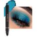 Lestpola Emerald Green Glitter Eyeshadow Stick Creamy Silky Waterproof Long Lasting Shiny Eye Pencil with Smudge Highly Pigmented Eye Makeup for No Wrinkles