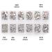 4200 Pieces Flat Back AB Rhinestones for Craft - Round Crystal Gems Stickers for Clothes - 6 Sizes 1.5mm to 4.8mm - Crystal AB Rhinestones - Buy Online on GoSupps.com