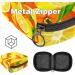 Stylish Portable Storage Bags for Women's Bandages & Menstrual Products | Yellow Lemon & Orange Design - Buy Online on GoSupps.com