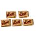 Raw Natural Unrefined Pre-Rolled Filter Tips 5 Pack (21 Per Box) 21 Count (Pack of 5)