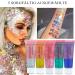 5pcs Chunky Glitter Gel for Face & Hair | Festive Makeup & Accessory Decor | International Shipping - Buy Online on GoSupps.com
