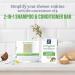 Kiss My Face 2-in-1 Shampoo & Conditioner Bar | Palm Oil-Free Cruelty-Free Monoi Oil & Shea Butter | Ideal for All Hair Types - Strengthen Dry & Damaged Hair - Buy Online on GoSupps.com