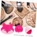 Beavorty fox scrub makeup brush cleaning mat silicone makeup brush cleaner mat makeup brush cleaning pad makeup brush cleaning mat brush cleaning pad silicone washer Silica gel simple 17x15cm Rosy - Buy Online on GoSupps.com