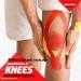 Physix Gear Sport Kinesiology Tape Pro - Sports Tape for Injury Pregnancy Knee Joint Swelling Strains - Waterproof Athletic Tape for Muscle Support & Improved Blood Circulation (with e-Guide) Red - (1 Pack + eGuide) - Buy Online on GoSupps.com
