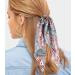 Satin Paisley Hair Scrunchies Set - 4pcs Long-Tail Hair Ribbons for Women and Girls | Summer Hair Ties and Styling Accessories - Buy Online on GoSupps.com