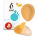 Biped 2 pairs of orthopedic spreading foot Pelots made of leather drops - retrocapital support - for gluing in shoes and sandals Z1781 (43-46)