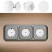 Buy COM-FOUR Child Locking Sockets - 10-Pack Safety for Babies & Toddlers with Metal Key - Secure Home Protection - Buy Online on GoSupps.com