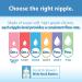 Dr. Brown's Level 2 Wide-Neck Baby Bottle Nipple - Medium Flow, 6 Count - Buy Online on GoSupps.com