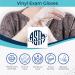 Cureguard Vinyl Exam Gloves (Case of 1000 - Large) Powder Free Latex Free Disposable Great for a Medical Facility Lab Food Service or Beauty Business Waterproof Synthetic Single Use Gloves Large (Pack of 1000) 1000 - Buy Online on GoSupps.com