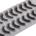 JIMIRE Natural Wispy Cat Eye Mink Lashes - Pack of 10 Pairs | 12MM Short Small Fake Eyelashes - Buy Online on GoSupps.com