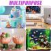 Mini Turtle 50 Pack Realistic Luminous Resin Tiny Turtle Glow In The Dark and 5 Colors Solid Little Turtle Cute Miniature Micro Fairy for Aquarium DIY Craft Figures Toy - Buy Online on GoSupps.com