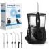 Waterpik Ultra Professional Waterflosser Fixed mouth shower with 7 attachments pressure range of 0.7-7 bar can be adjusted via 10 pressure settings integrated timer black (WP-662EU)