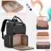 LUXJA Nail Polish Organizer Backpack - Holds 70 Bottles, Nail Lamp, Removable Cases, Tools Storage Pockets - Black - Buy Online on GoSupps.com