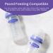 Lansinoh Baby Bottles for Breastfeeding Babies Bundle 3 Count Each of 5 Ounces and 8 Ounces - Buy Online on GoSupps.com