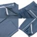 YOSINISO Bedridden Patient Clothing - Fleece Lined Double Zipper Cotton Disability Gowns for Post Surgery Elderly - Men's L Blue Set - Buy Online on GoSupps.com