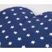 Cherry Stone Heart Pillow - 30x25cm Heat Cushion in Stars-Blue | Ideal Grain Pillow Gift - Buy Online on GoSupps.com
