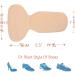 CB Silicone Heel Pads & Grips - 4 Pairs for Blister Prevention & Pain Relief | Slim Inserts for Oversized Shoes | Unisex Lace Liners - Buy Online on GoSupps.com