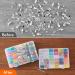 Lifewit 2 Pack 36 Grids Clear Stackable Plastic Organizer Storage Box Container with Adjustable Dividers for Beads Art DIY Crafts Jewelry Fishing Tackle with 5 Sheet Label Stickers - Buy Online on GoSupps.com