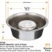 Neater Pets Slow Feed Bowl Inserts - Stainless Steel - 3 Cup Capacity - Fits 7.25-8 Opening - Buy Online on GoSupps.com