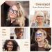 EASY READ 3 Pairs Reading Glasses for Women - Square Computer Blue Light Blocking Anti-UV Readers with Spring Hinge in Black Tortoise & Grey 1.5x - Buy Online on GoSupps.com