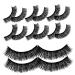 COLLBATH Lash Enhancements Natural Women Lashes 10 Pairs Fake eyelashes fiber Curly Russia 7d Natural Strip Lashes Women Natural Eyelashes
