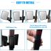 NOKINS Golf Cart Folding Side Rearview Mirror - Fits Club Car EZGO Yamaha - No Drilling, HD Glass, 1'' & 0.75'' Square Tube Compatible - Buy Online on GoSupps.com