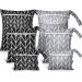 6 Pieces Wet Dry Bag Wet Bag for Cloth Diaper Waterproof Wet Bag for Baby Washable Travel Bags Swimsuit Bag Pumping bag Baby Diaper Wet Bag with Handle,Easy to Grab