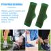 VOCOSTE Ankle Compression Sleeve Socks - Foot Brace for Men & Women | Achilles Tendon Support | Size L/XL - Green Brown - Buy Online on GoSupps.com