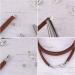 304 Stainless Steel Fold Over Cord Ends 3x8mm - 100 Pieces | Jewelry Making Connectors - Buy Online on GoSupps.com
