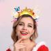 Fashband Christmas Headbands Light Up Reindeer Antlers Hair Band LED Stars Flowers Headband Festival Party Xmas Hair Accessories for Women Girls - Buy Online on GoSupps.com