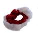 Pritties Accessories Christmas Red Velvet and White Fur Trim Hair Scrunchie Bobble Elastic Hair Band - Buy Online on GoSupps.com
