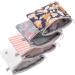 Menstrual Pad Storage Bag 4 Pcs - Zippered Portable Pouch for Tampons & Napkins - Coin Purse Wallet for Women & Girls (Cactus Flamingo Flower Stripe) - Buy Online on GoSupps.com