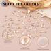 Champagne Gold Nail Rhinestones & Beads Set - 3220Pcs Flatback Gems & Round Beads for Nail Design Makeup & Acrylic Nails - A01-Champagne Gold-2 Boxes - Buy Online on GoSupps.com