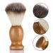 Baugger Men's Beard Shaving Brush - Wooden Handle Hairdressing Tool for Beard Care & Grooming - Buy Online on GoSupps.com