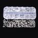 2000 Flat Back Rhinestones Set with Tools - 6 Sizes Round Crystal Gems for Crafts & DIY Art - Clear - Buy Online on GoSupps.com
