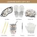 Honey Almond Scent Fathers Day Home Spa Kit | Bath Gift Basket with Vit E-Rich Essentials | Shower Steamer, Ear Candles & Organic Lip Balm | 21Pc Set in Leopard Basket - Buy Online on GoSupps.com