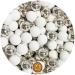 One of 0.7kg crispy chocolate operations mix large white-silver shine approx. 1.8 cm chocolate dragees guest gifts wedding almonds Candy bar sweets nikah Sekeri