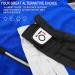 FINGER TEN Men's Left Hand Golf Gloves Rain Grip 3 Pack - All Weather Durable in Small, Medium, Large, XL - White, Black, Blue, Red, Brown - Medium/Large Left - Buy Online on GoSupps.com