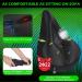 Zacro Gel Padded Bike Seat Cushion - Extra Soft Cover for Peloton & Indoor Cycling - Black Small - Buy Online on GoSupps.com