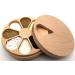 Fashciaga Wood Daily Weekly Pill Organizer & Storage Box (Beech) - Organize Vitamins, Medicines, Spices, Jewelry & More! - Buy Online on GoSupps.com