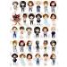 30 Strange Kids Theme #4 Edible Cupcake Toppers - FULL SET - 16 Characters! Stand Up Wafer Cake Decorations - Buy Online on GoSupps.com