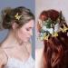 Gold Metal 3D Butterfly Hair Clips Set - 12 Pieces | Cute Hair Barrettes Pins for Women and Girls - Buy Online on GoSupps.com