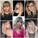 HAIRCUBE Short Blonde Curly Wigs with Dark Roots and Bangs - Wavy Bob Style for Women | Heat Resistant Synthetic - Buy Online on GoSupps.com