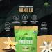 Organic Muscle Vegan Protein Powder - Plant-Based Vanilla Pea Hemp Brown Rice Chia Seed & Amino Acids | Low-Calorie for Muscle Growth & Recovery - Shop Now - Buy Online on GoSupps.com