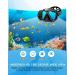Greatever Dry Snorkel Set - Anti-Fog Scuba Diving Mask for Adults | Professional Snorkeling Gear in Black - Buy Online on GoSupps.com