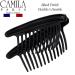 Camila Paris MP978/2 French Hair Side Combs - Black Curved Interlocking Combs for Strong Hold Bun Chignon - Women's Hair Accessories from France - Buy Online on GoSupps.com
