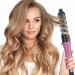 Buy 1 Inch Curling Iron - Instant Heat Hair Curler for All Hair Types - Purple Hair Waving Styling Wand - Buy Online on GoSupps.com
