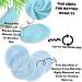 Reusable Makeup Remover Wipes -10 Bamboo Rounds Pads with 1 Glove Laundry Bag & a Travel Carry Bag - 5 Blue & 5 Black Bamboo Charcoal Organic Makeup Removal Pads - Soft Chemical Free Face lips Wipes - Buy Online on GoSupps.com